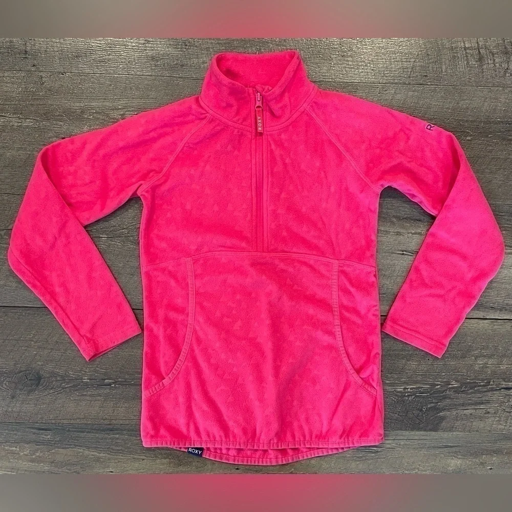 Roxy Girls Pink Pullover Jacket Outerwear Size L 12